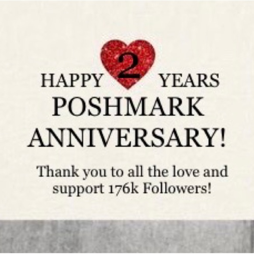 HAPPY 2YEARS POSHMARK LIVE